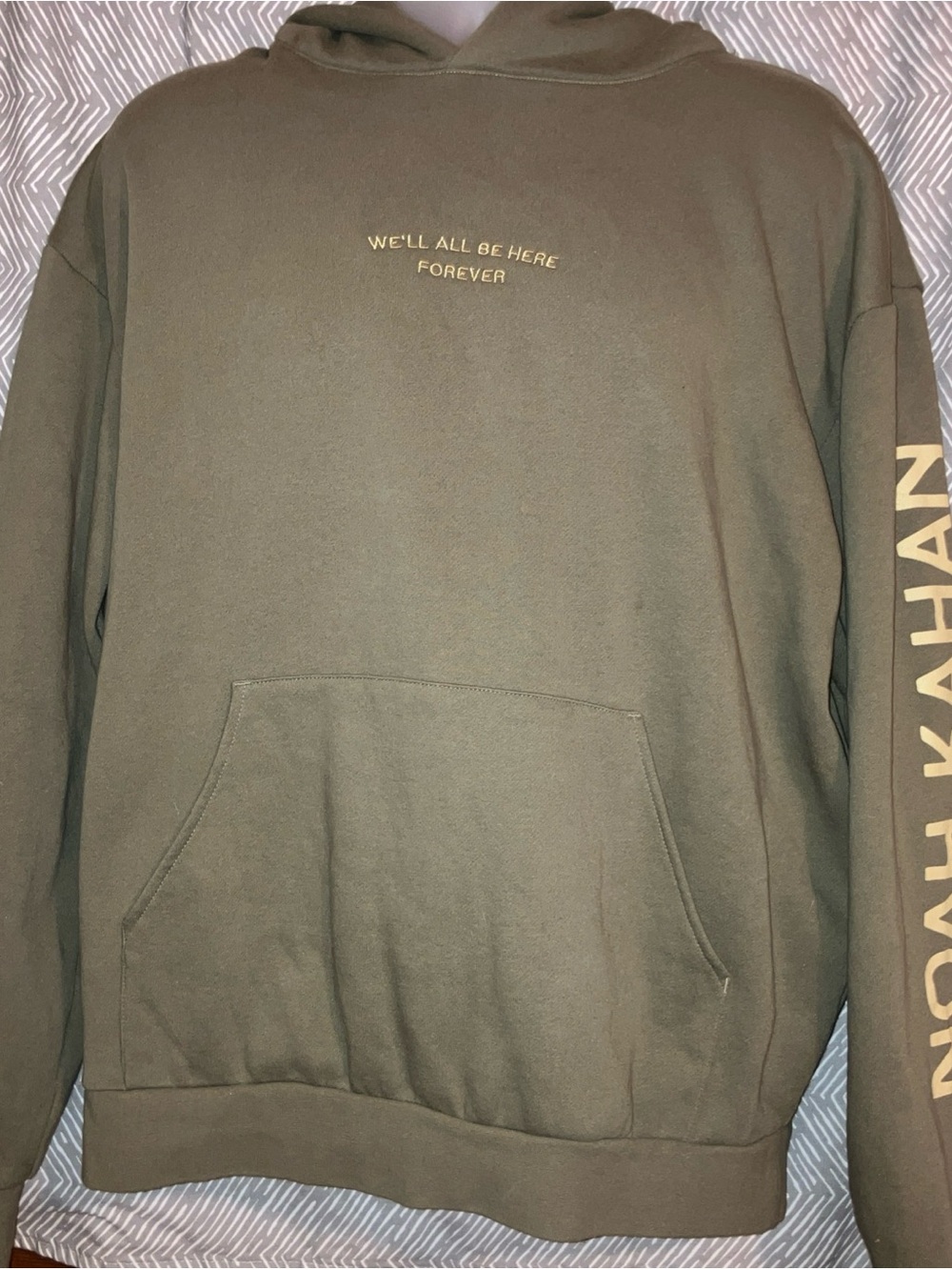 Noah Kahan Trails Hoodie We'll All Be Here Forever Pullover Sweatshirt Mens L